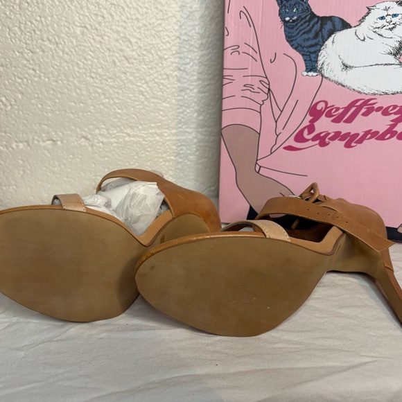 Jeffrey Campbell tan heels - Picture 3 of 3